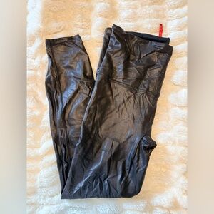 SPANX Glossy Black Leggings